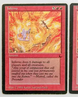 MtG | 2 x Inferno | The Dark | Magic the Gathering - Image 2