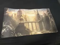 Temple Garden With Dragons MTG Yugioh Pokemon Playmat - Image 1