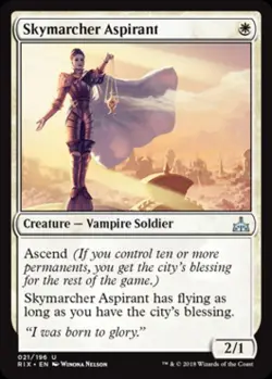 Skymarcher Aspirant -Foil Light Play MTG Rivals of Ixalan - Image 1