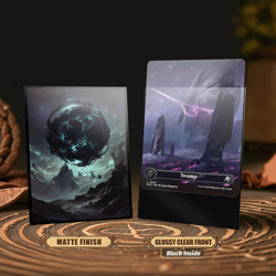MTG Card Sleeves - Swamp - Planet Basic Lands Series - Ultra Clear Front & Matte - Image 3