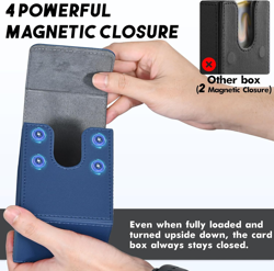 Card Deck Box for Trading Cards, MTG Yugioh Deck Case Holds 100+ Single Sleeved - Image 3