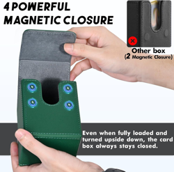 Card Deck Box for Trading Cards, MTG Yugioh Deck Case Holds 100+ Single Sleeved - Image 4