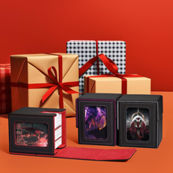 Card Deck Box with MTG Commander Display, Deck Case Holds 100+ Double-Sleeved Ca - Image 2