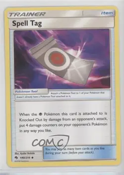 Spell Tag Pokemon Sun & Moon Lost Thunder #190 - Image 1