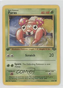 Paras 1st Ed. Pokemon Jungle #59 1999 READ - Image 1