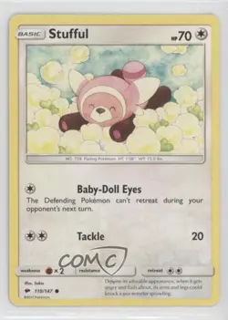 Stufful Pokemon Sun & Moon Burning Shadows #110 - Image 1