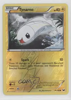 Tynamo Reverse Foil Pokemon Black & White Dark Explorers #45 - Image 1