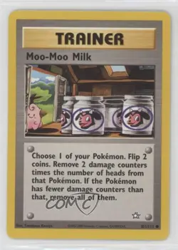 Moo-Moo Milk Pokemon Neo Genesis #101 2000 READ - Image 1