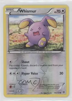Raticate Reverse Foil Pokemon Black & White Boundaries Crossed #105 - Image 1