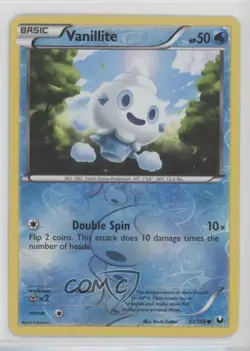 Vanillite Reverse Foil Pokemon Black & White Dark Explorers #33 - Image 1