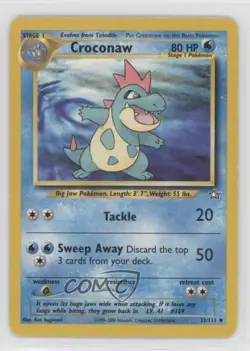 Croconaw Pokemon Neo Genesis #32 2000 - Image 1