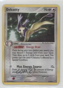 Delcatty Holo Pokemon EX Power Keepers #8 2007 - Image 1