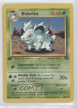 Nidorina 1st Ed. Pokemon Jungle #40 1999 - Image 1