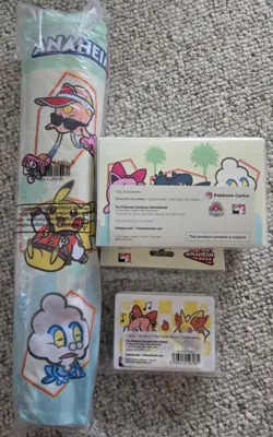 Pokemon Worlds Championship 2025 Anaheim Pikachu - Playmat, Deckbox & Case, New - Image 2