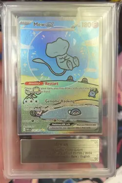Pokemon Mew EX Bubble Mew ARS 10 Gem Mint 232/091 Sir SV Paldean Fates - Image 1