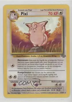 Clefable German Pokemon Jungle #17 1999 - Image 1