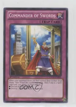Commander of Swords 1st Ed. YuGiOh Galactic Overlord #GAOV-EN068 - Image 1