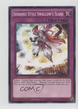 Shiranui Style Swallow's Slash 1st Ed. YuGiOh Breakers of Shadow #BOSH-EN075 - Image 1