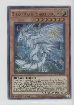 UR - Starry Night Starry Dragon 1st Ed. YuGiOh Ghosts From The Past #GFTP-EN027 - Image 1