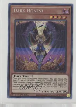 SCR - Dark Honest 1st Ed. YuGiOh Lightning Overdrive #LIOV-EN022 - Image 1