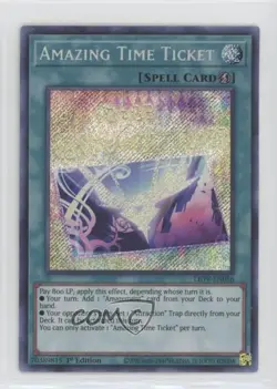 Amazing Time Ticket 1st Ed. YuGiOh Lightning Overdrive #LIOV-EN056 - Image 1