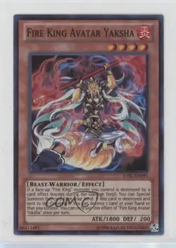 Fire King Avatar Yaksha (SR) Unlimited YuGiOh Judgment of the Light #JOTL-EN095 - Image 1