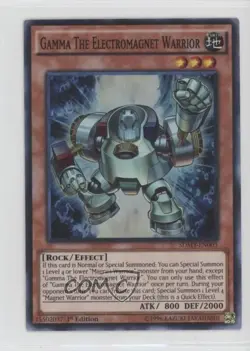 Gamma the Electromagnet Warrior 1st Ed. YuGiOh Structure Deck: Yugi Muto - Image 1