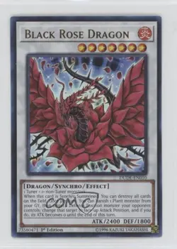 Black Rose Dragon (UR) 1st Ed. YuGiOh Duel Devastator #DUDE-EN010 - Image 1