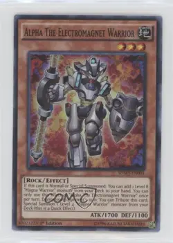 Alpha the Electromagnet Warrior 1st Ed. YuGiOh Structure Deck: Yugi Muto - Image 1