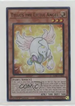 Tellus the Little Angel (SR) 1st Ed. YuGiOh Egyptian God Deck: Slifer Sky Dragon - Image 1