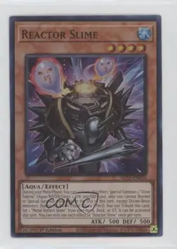Reactor Slime (SR) 1st Ed. YuGiOh Egyptian God Deck: Slifer the Sky Dragon - Image 1