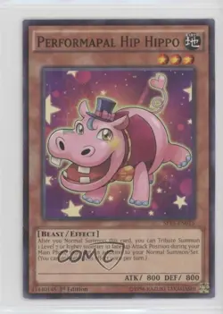 Performapal Hip Hippo 1st Ed. YuGiOh Star Pack 15 ARC-V #SP15-EN015 - Image 1