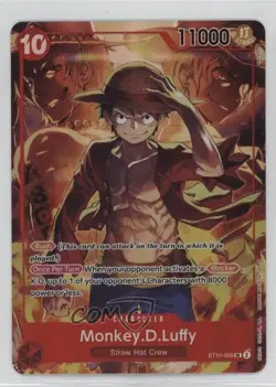 2022-Current One Piece Card Game: Promos English Monkey D Luffy #ST10-006 02l5 - Image 1