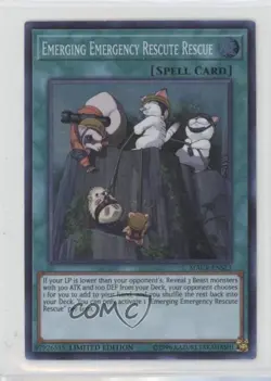 Emerging Emergency Rescute Rescue Limited Edition YuGiOh Maximum Crisis - Image 1