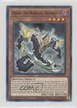 R - Zohah the Ogdoadic Boundless 1st Ed. YuGiOh Ancient Guardians #ANGU-EN004 - Image 1