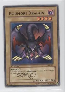 Koumori Dragon 1st Ed. YuGiOh Starter Deck Kaiba Evolution #SKE-003 2004 READ - Image 1