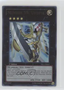 Number 39: Utopia 1st Ed. YuGiOh Dawn of the XYZ Starter Deck #YS11-EN041 - Image 1