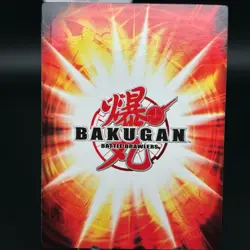 Bakugan WORMQUAKE Metal Gate Card GOLD 2008 BA207-GA-SM-GBL 12/48b - Image 2