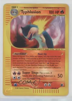 Typhlosion Reverse Foil Pokemon e-Card Series Expedition #28 2002 - Image 1