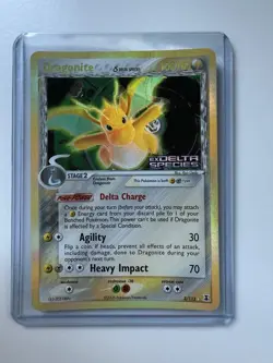 Dragonite 3/113 2005 Reverse Holo Rare EX Delta Species Pokemon Card - Image 1