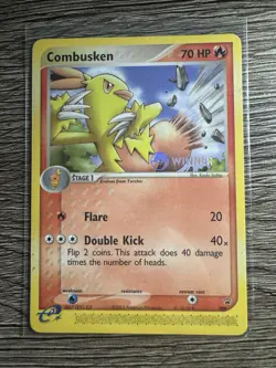 Combusken 009 Winner Stamp Black Star Promo Pokemon Card TCG - Image 1