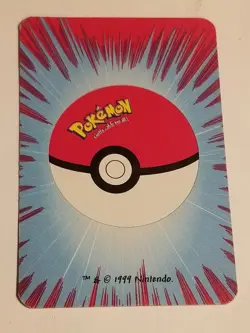 1999 Bicycle LP Pokemon Mini Playing Card Primeape 10 Of Diamonds US SELLER - Image 4