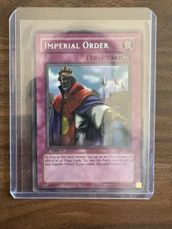 Yu-Gi-Oh Imperial Order PSV-104 Secret Rare Card 1st Edition - Image 1