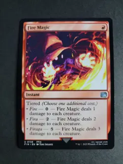 Fire Magic Uncommon MTG Final Fantasy - Image 1