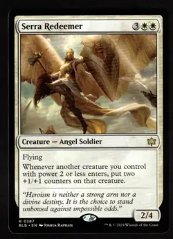 1 x Serra Redeemer-Magic the Gathering-MTG-Bloomburrow-Near Mint-rare - Image 1