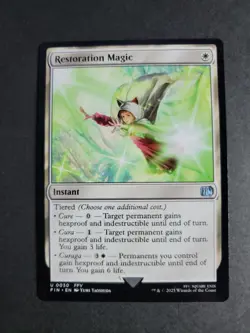 Restoration Magic Uncommon MTG Final Fantasy - Image 1