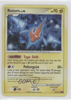 Rotom (Cracked Ice) Pokemon Organized Play Promotional Series 9 #5 2009 - Image 1