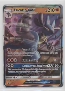 Lucario GX Pokemon Sun & Moon Black Star Promo #SM100 - Image 1