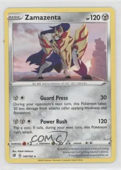 Zamazenta Pokemon Sword & Shield Rebel Clash #140 - Image 1