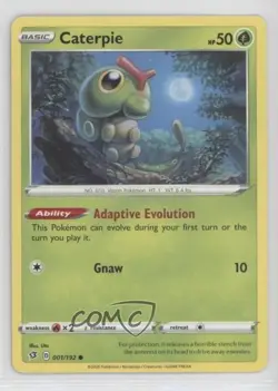 Caterpie Pokemon Sword & Shield Rebel Clash #001 - Image 1
